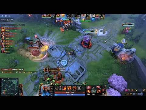 Yatoro "Raddan" Dragon Knight & Mira Rubick vs Collapse Pangolier (fun all chats)