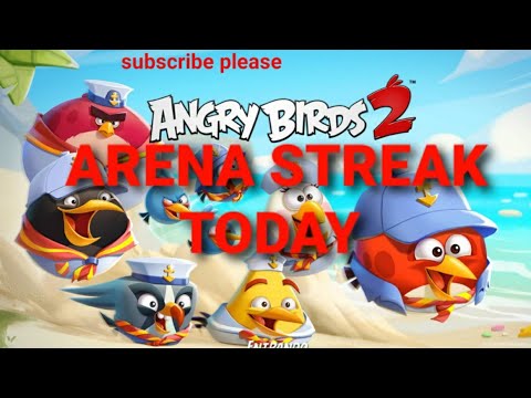 Angry Birds 2 Arena Streak 2021/11/22. COMPLETE from 1 to 5.