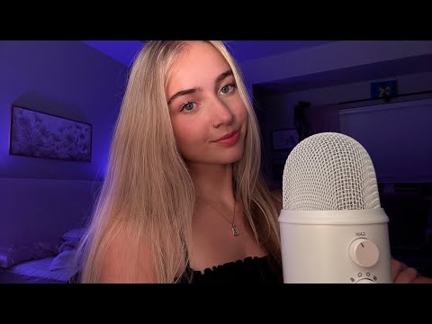 ASMR Yapping You To Sleep- Whispered Q&A, Hand and Mouth Sounds