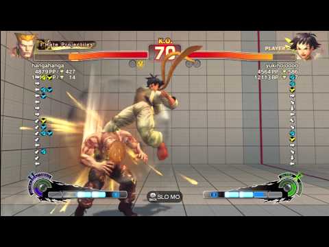 hangahanga (Guile) vs Yukinojoooo (Makoto)