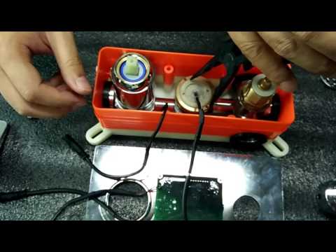 Change the led display panel for Derpras DPS003/008 shower system