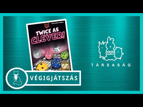 Doppelt So Clever - Duplán okos húzás | Végigjátzás (Gameplay) - Társaság - Társasjáték Vlog
