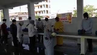 Covid 19 - Vt Karimnagar distributed Vegetables to 100 needy families