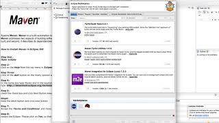 How to Install Maven in Eclipse IDE