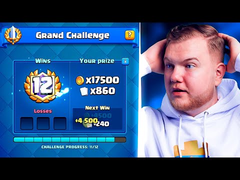 BEST DECK TO WIN YOUR FIRST GRAND CHALLENGE EASILY IN CLASH ROYALE!