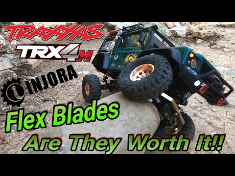 Injora Flex blades are they worth it?  Yes or no #￼traxxastrx4m #injora