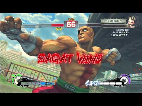 SSF4 AE [Sagat] bokusapp vs robin01 & keijimugen