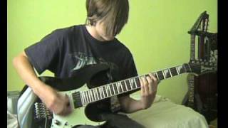 DragonForce - once in a lifetime guitar cover [full song] 14 year old