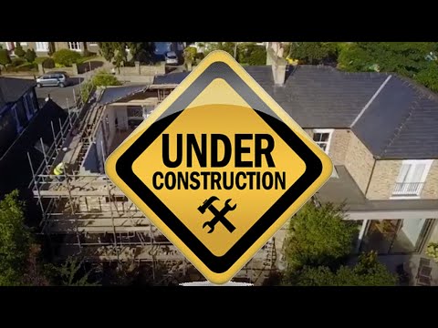 Construction works - Richmond, London (drone footage)