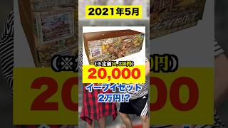 【ポケカ】豪華特典てんこ盛りのイーブイセットを買わなかった男 #shorts