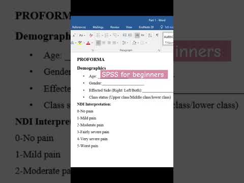 01 HOW TO USE SPSS  - AN INTRODUCTION TO SPSS FOR BEGINNERS