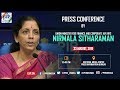 Press Conference By Union Finance Minister Nirmala Sitharaman