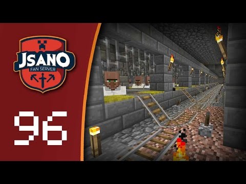 Minecraft: JSano Fan Server - S3 - Episode 96 - Walking and Talking and Villager Dungeons