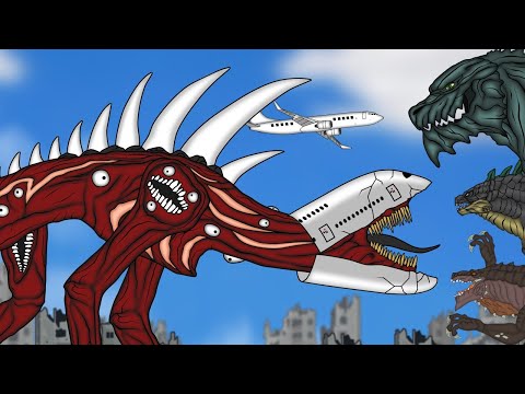 INFECTED ZILLA SKY!!! Infected sky VS Godzilla