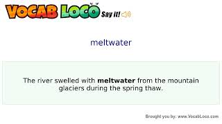 Video thumbnail for meltwater