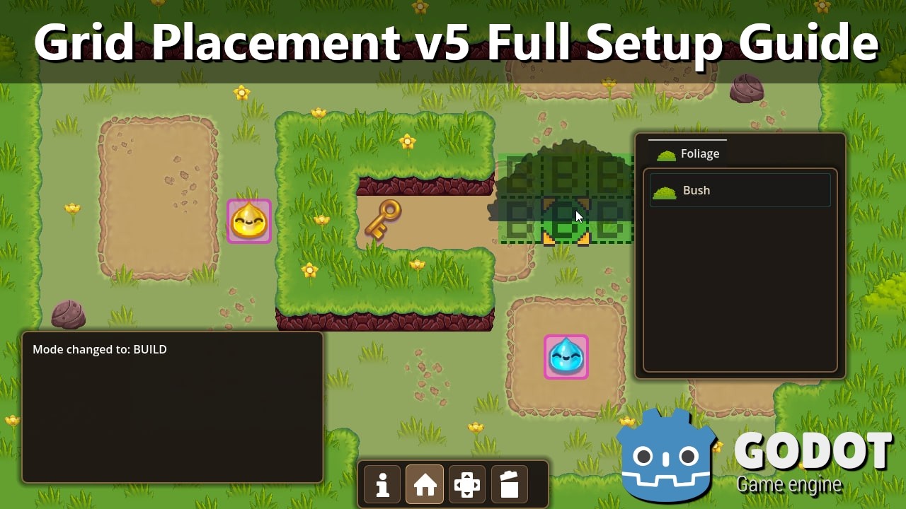 Godot 4: Easy Grid Placement System Setup (Plugin 5.0.3)