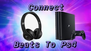 can u connect beats to ps4