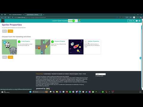 Code.org - CS Discoveries - Unit 3: Interactive Animations & Games: Lesson 9: Level 4
