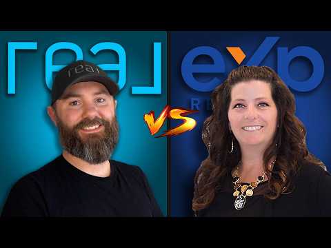 REAL Broker vs. eXp Realty 2025 Agenten-Debatte (Gebühren, Aktien, Schulung, Technologie, Umsatzb...