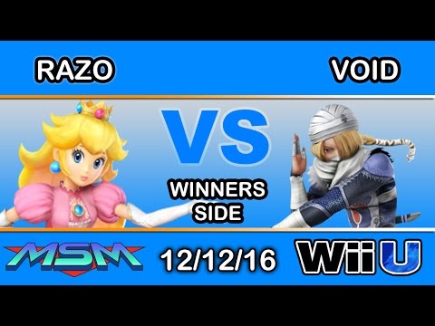 MSM 78 THB | Razo (Peach) Vs. CLG | VoiD (Sheik) Winners Side - Smash Wii U