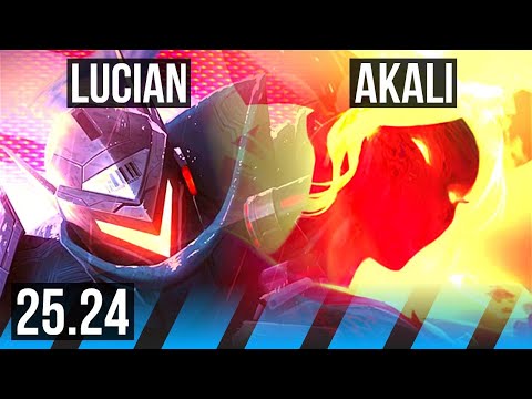 LUCIAN vs AKALI (MID) | KR Master | 25.24
