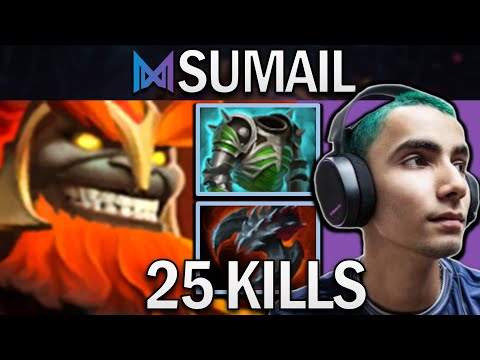 Mars Dota 2 Gameplay Nigma.Sumail with 25 Kills and Cuirass