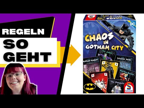 Batman Chaos in Gotham City ● Spielregeln ● Regelvideo ● Anleitung ● in wenigen Minuten erklärt