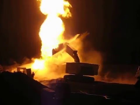 Removing Burning debris