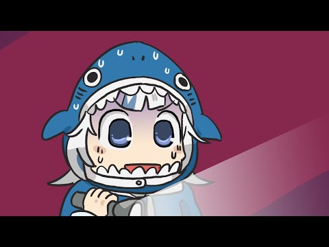 Gura gets spooked (Resident evil 2 animation)