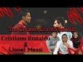 AMERICAN REACTS TO The Greatest Era of Football - Cristiano Ronaldo & Lionel Messi - HD