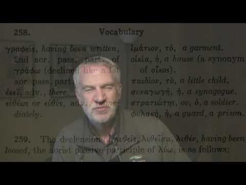 20. The Aorist Passive