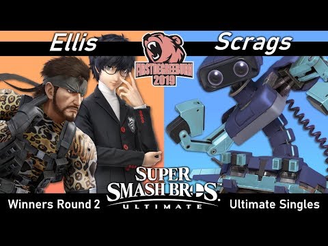 FirstDegreeBurn 2019 - Ellis (Snake, Joker) vs Scrags (ROB) Winners Round 2 | SSBU