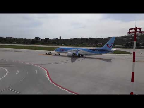 Skiathos Airport JSI TUI flight 29/4/2022