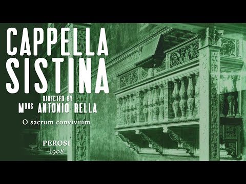 Sistine Chapel Choir - O salutaris hostia [Perosi] - 1908