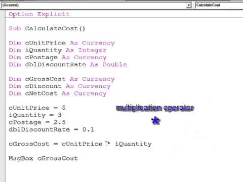 1 Introduction to Programming with VBA The Integrated Development Environment