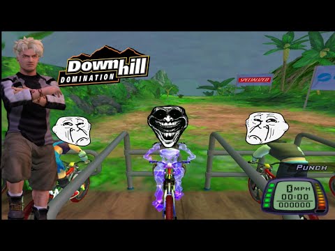 Downhill Domination Gameplay no crash speedrun | DRAGON GAMES