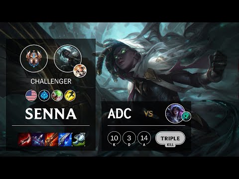 Senna ADC vs Kai'Sa - NA Challenger Patch 10.18