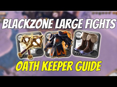 Oath keeper Guide For Large Group FIGHT in Blackzone ZvZ Full Gameplay | West Server | Albion Online