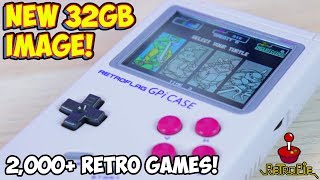 NEW Retroflag GPi Case Supreme 32gb RetroPie Image With Over 2000 Games!