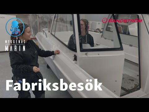 Myggenäs marin besöker Sandström båtar i Skellefteå! 💙