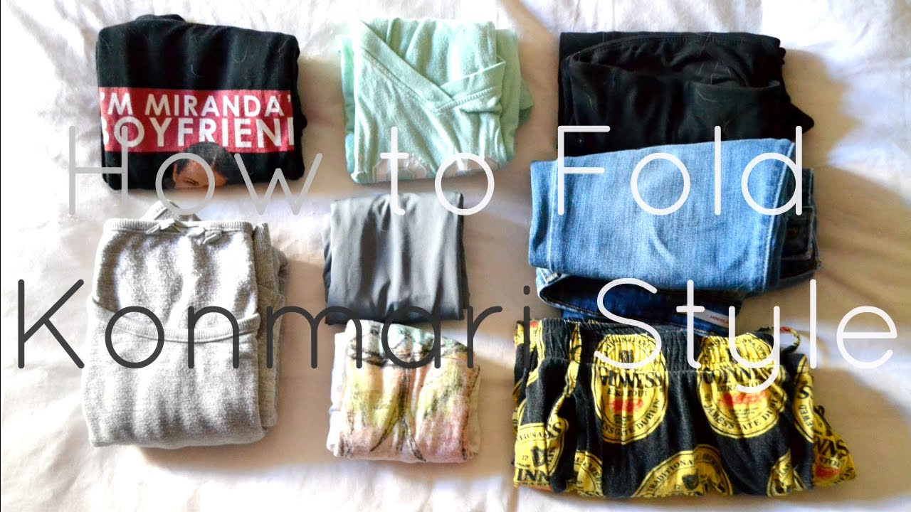 In Depth Konmari Folding Tutorial | HeatherStylesLife