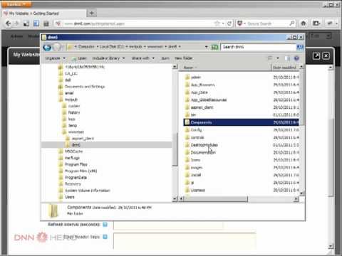 DotNetNuke Tutorial - How to use token replacement in DotNetNuke Skins part 1/2 - Video #276