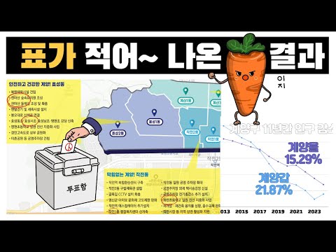 [마을이슈] 표로 증명한 충성심, 결과는 ‘인구 소멸’인가? 계양갑 투표 데이터가 말하는 진실