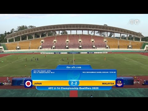AFC U16 Qualifiers 2020 Group J : JAPAN 2-2 MALAYSIA