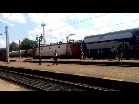 EA800 sosește in Stația Suceava cu Trenul R5606 Suceava Nord-Iași 20.06.2023