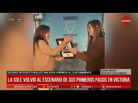 La Sole volvió al escenario de sus primeros pasos en Victoria - Elonce