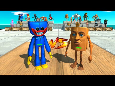 Brainrot Team vs Creepy Monsters - Animal Revolt Battle Simulator