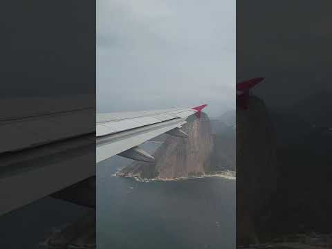 Decolagem do Aeroporto Santos Dumont no Airbus A319 da LATAM para Porto Alegre. #avião #airbus