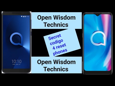 Hard Reset Alcatel u5 and others Alcatel