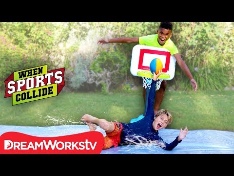 Slip and Dunk | WHEN SPORTS COLLIDE